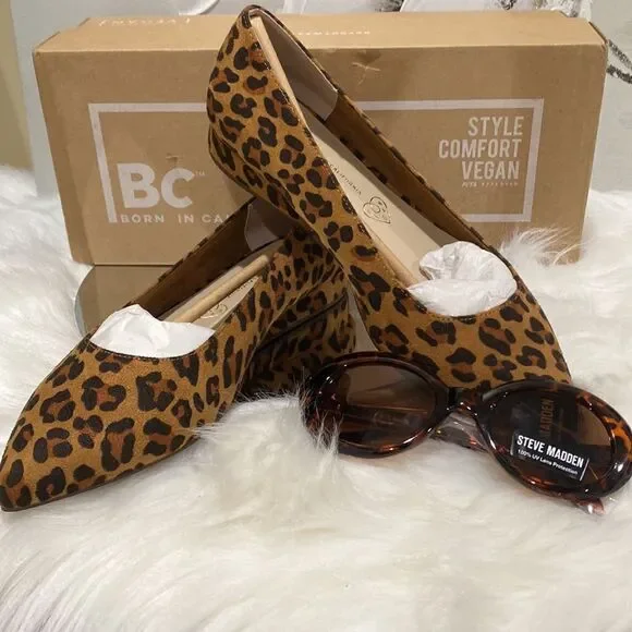 BC By Seychelles Leopard Suede Size 7M - Picture 12 of 13